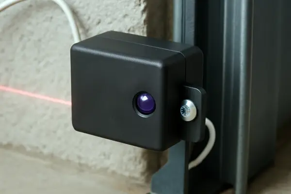 A garage door sensor.