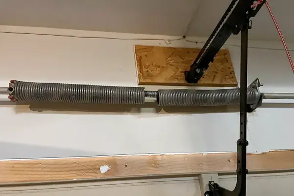 broken garage door spring
