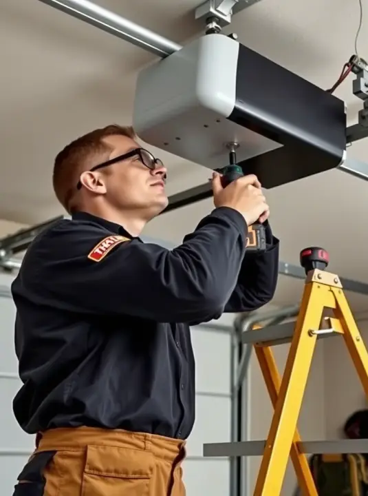 A garage door opener.