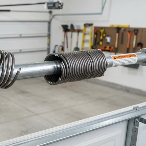 broken garage door spring